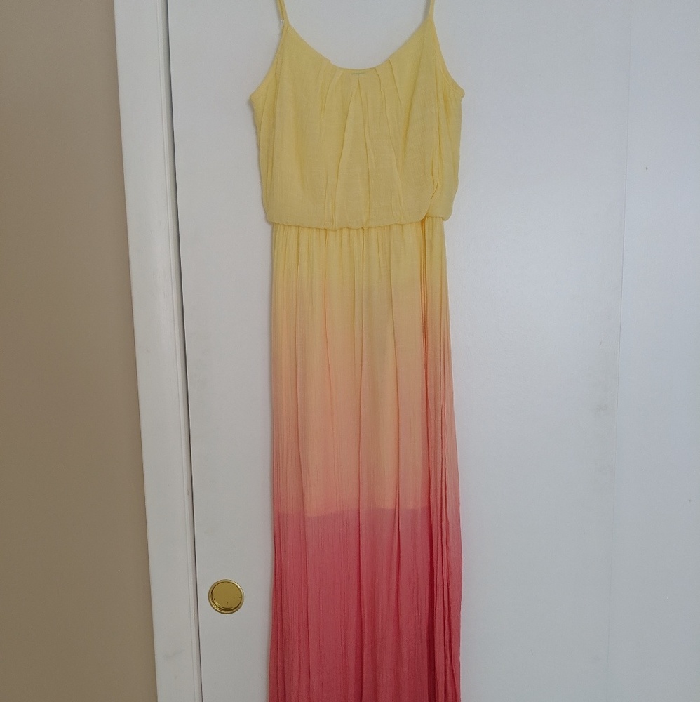 Ombre maxi dress